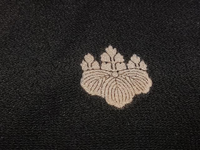 平和屋着物■豪華黒留袖 駒刺繍 笹文 金彩 正絹 逸品 AABF3065ph