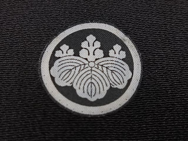 平和屋着物■豪華黒留袖 草花絵巻文 金彩 正絹 逸品 AABF3110ph