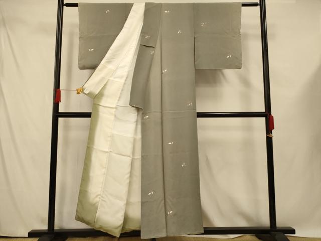 平和屋着物■上質な小紋 南天文 暈し染め 金銀彩 正絹 逸品 AABF3131fw