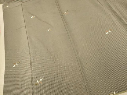 平和屋着物■上質な小紋 南天文 暈し染め 金銀彩 正絹 逸品 AABF3131fw