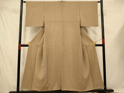 平和屋着物■江戸小紋 松菱文 正絹 逸品 AABF3134fw