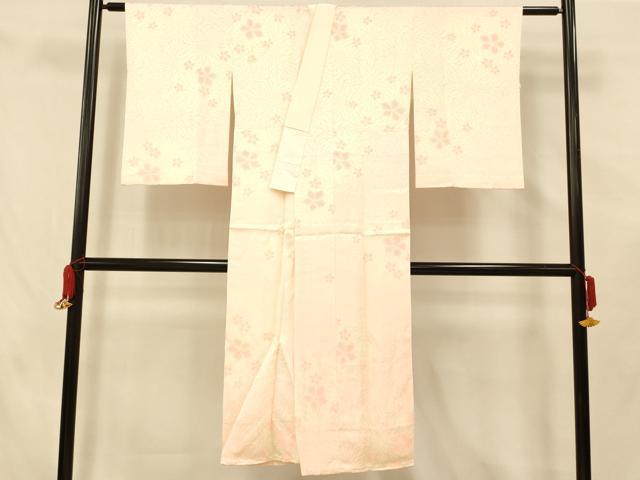 平和屋着物■長襦袢 袷 舞花文 暈し染め 正絹 逸品 AABF3137fw