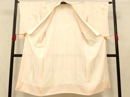 平和屋着物■長襦袢 袷 舞花文 暈し染め 正絹 逸品 AABF3137fw