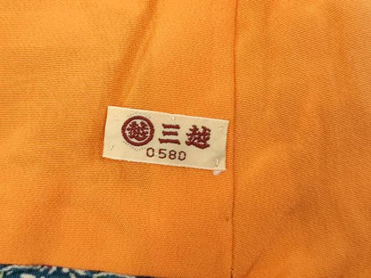 平和屋着物■上質な小紋 風景文 正絹 逸品 AABF3167fw
