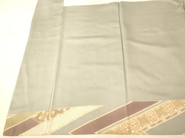 平和屋着物■豪華色留袖　刺繍　吉祥花文　金彩　正絹　逸品　AABF3184fw
