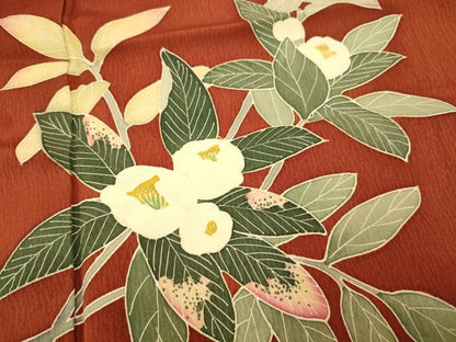 平和屋着物■訪問着 枝花文 金彩 正絹 逸品 AABF3235fw