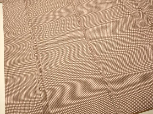 平和屋着物■上質な小紋 幾何学文様 正絹 逸品 AABF3240fw