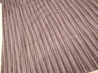 平和屋着物■上質な紬　縞　正絹　逸品　未使用　AABF3255fw