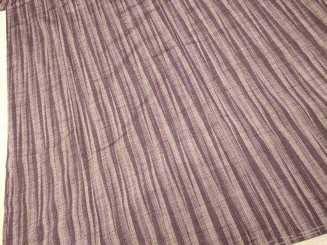 平和屋着物■上質な紬　縞　正絹　逸品　未使用　AABF3255fw