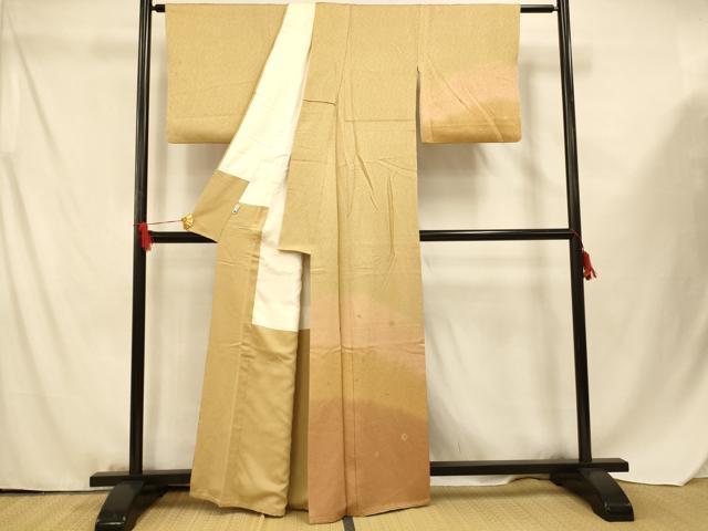 平和屋着物■訪問着 舞花霞文 暈し染め 金彩 正絹 逸品 AABF3279fw