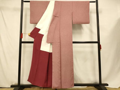 平和屋着物■江戸小紋 鮫小紋柄 正絹 逸品 AABF3286fw
