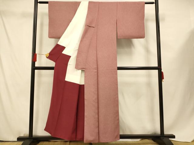 平和屋着物■江戸小紋 鮫小紋柄 正絹 逸品 AABF3286fw