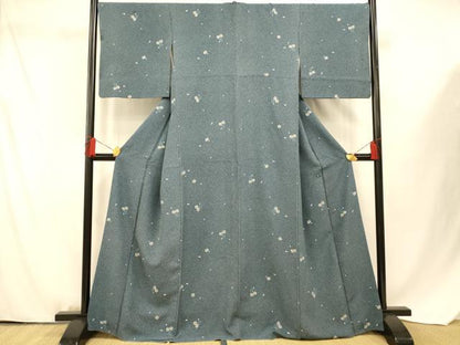 平和屋着物■上質な小紋 霞鈴文 正絹 逸品 AABF3287fw