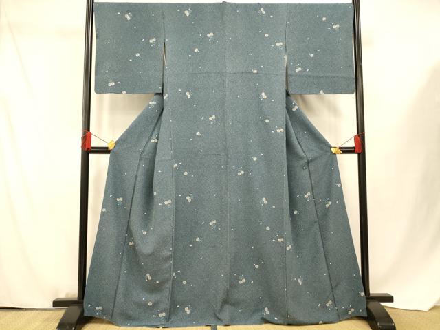 平和屋着物■上質な小紋 霞鈴文 正絹 逸品 AABF3287fw