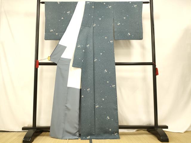平和屋着物■上質な小紋 霞鈴文 正絹 逸品 AABF3287fw