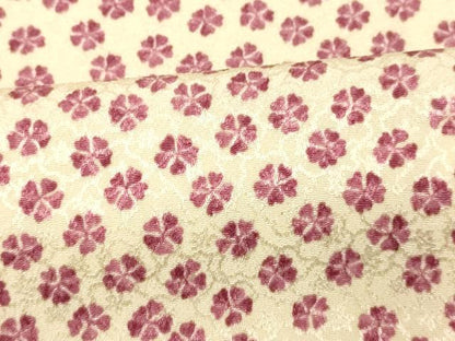 平和屋着物■上質な小紋 舞花文 正絹 逸品 AABF3292fw