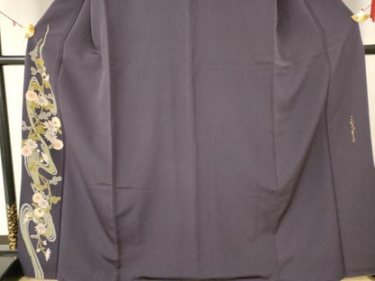 平和屋着物●こむさでもーど・COMME CA DU MODE　訪問着　流水花文　やまと誂製　正絹　逸品　AABF3322nf