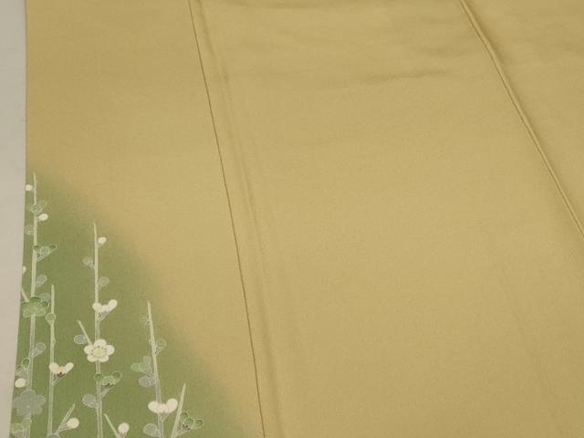 平和屋着物●訪問着 友禅 作家物 克ニ 枝花文 暈し染め 正絹 逸品 AABF3335nf