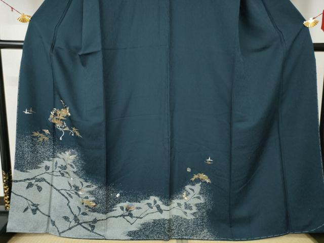 平和屋着物●訪問着 竹屋町刺繍 雪輪吉祥文 金彩 背抜き仕立て 正絹 逸品 未使用 AABF3340nf