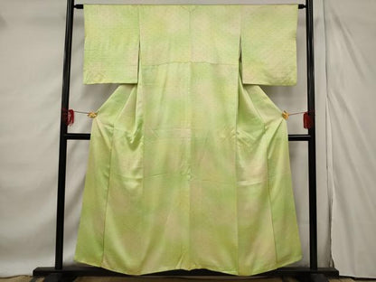 平和屋着物■上質な小紋 青海波地紋 暈し染め 正絹 逸品 AABF3345st