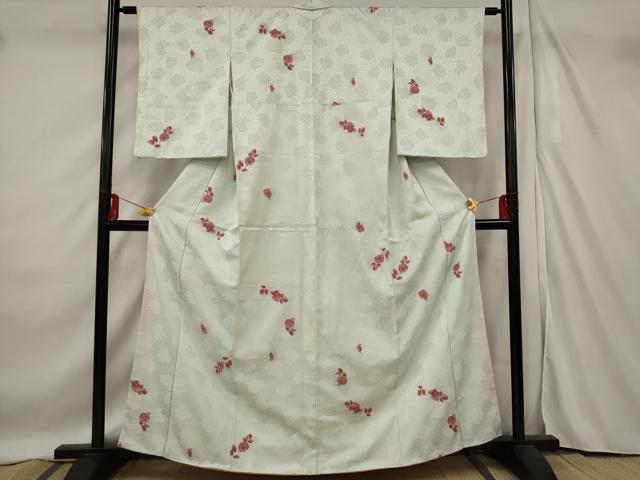 平和屋着物■上質な小紋 舞花文 正絹 逸品 AABF3375st