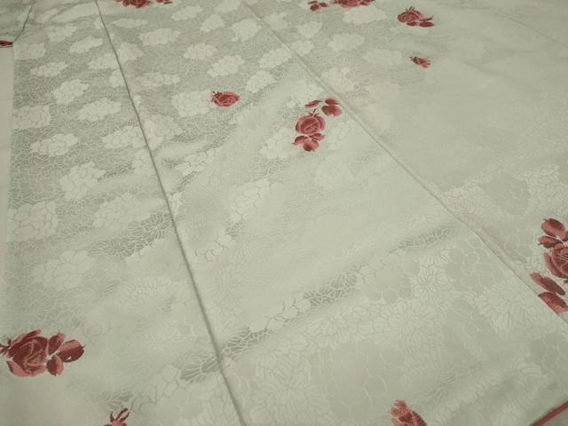 平和屋着物■上質な小紋 舞花文 正絹 逸品 AABF3375st