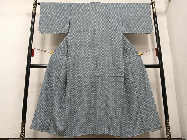 平和屋着物■上質な小紋 丸文 正絹 逸品 未使用 AABF3495ph