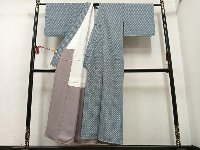 平和屋着物■上質な小紋 丸文 正絹 逸品 未使用 AABF3495ph