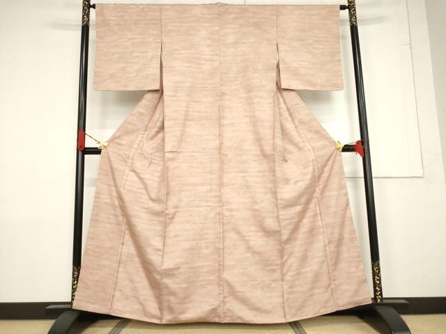 平和屋着物●石川県指定無形文化財 牛首紬 白山工房 手織り 霞文 暈し染め 正絹 逸品 AABF3563ck