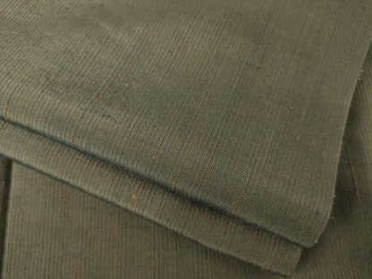 平和屋着物●男性　紬　アンサンブル　樺茶色　キングサイズ　正絹　逸品　AABF3566ck