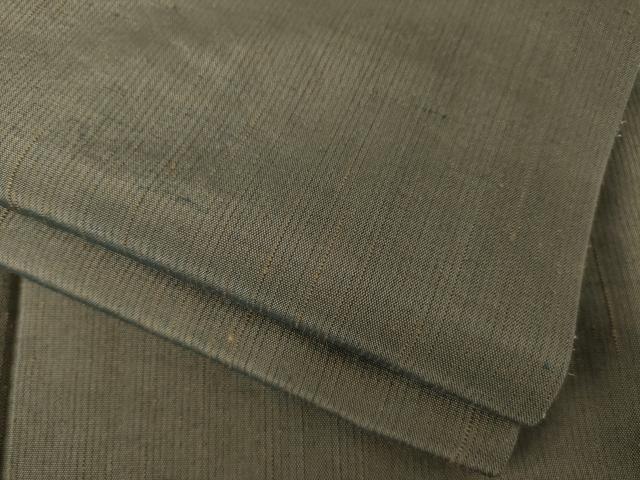 平和屋着物●男性　紬　アンサンブル　樺茶色　キングサイズ　正絹　逸品　AABF3566ck