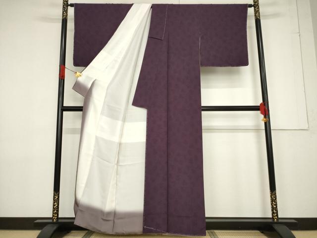平和屋着物●重要無形文化財 人間国宝 中村勇二郎 江戸小紋 国宝平等院雲中供養菩薩五十二 正絹 逸品 未使用 AABF3572ck
