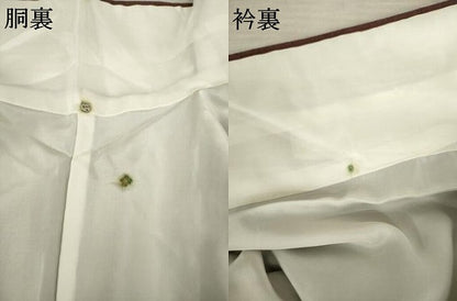 平和屋着物●結城紬 縞 証紙付き 正絹 逸品 未使用 AABF3576ck