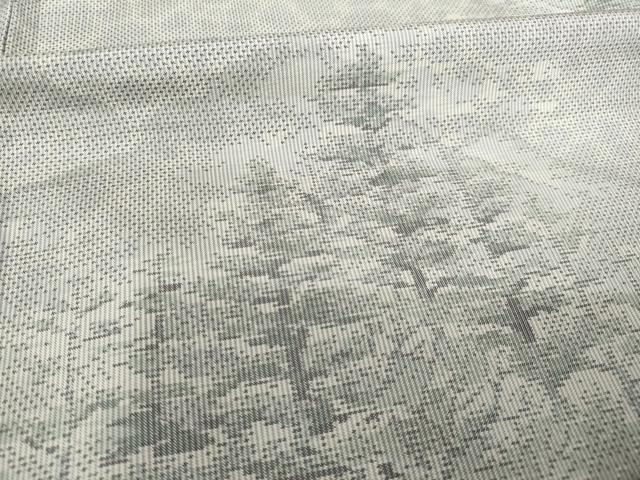 平和屋着物●本場大島紬 春待氣流 中能トシ作 藤絹織物謹製 証紙付き 正絹 逸品 未使用 AABF3578ck