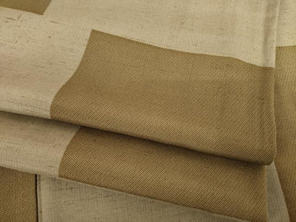 平和屋着物●上質な紬 段違い文様 正絹 逸品 AABF3579ck