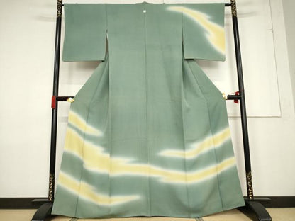 平和屋着物●訪問着 霞文 暈し染め 伊勢丹扱い 正絹 逸品 AABF3587ck