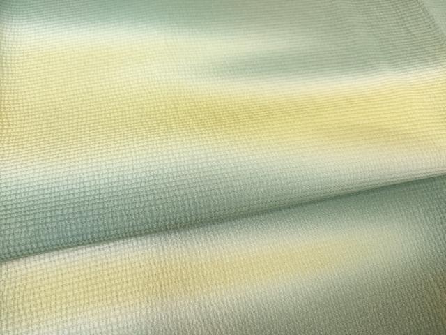 平和屋着物●訪問着 霞文 暈し染め 伊勢丹扱い 正絹 逸品 AABF3587ck