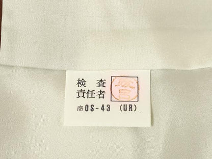 平和屋着物●訪問着 刺繍 扇面花文 金彩 正絹 逸品 AABF3588ck