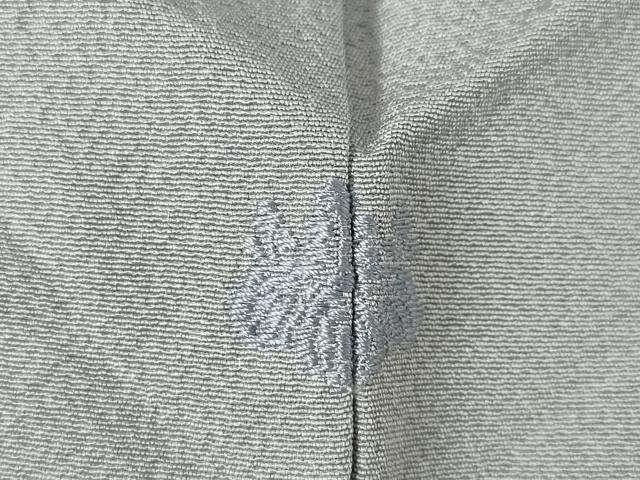 平和屋着物●上質な色無地 作家物 堅牢草木加賀梅染 蓮色 丹後ちりめん 反端付き 正絹 逸品 AABF3594ck