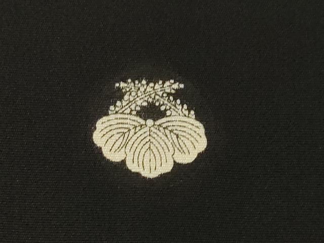 平和屋着物●豪華黒留袖 友禅 作家物 花鳥文 浜ちりめん 正絹 逸品 AABF3596ck