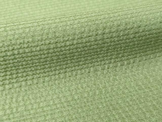 平和屋着物●上質な色無地 柳茶色 反端付き 正絹 逸品 未使用 AABF3597ck