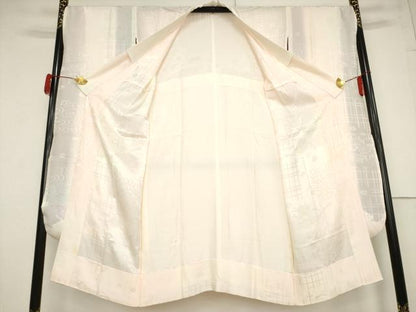 平和屋着物●豪華振袖・長襦袢(無双仕立て)セット 花毬文 暈し染め 金彩 ロング丈 正絹 逸品 AABF3599ck