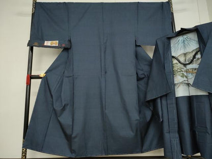 平和屋着物●男性 本場大島紬 アンサンブル 100亀甲 総詰め 手織り 中村ミサヨ作 証紙付き 正絹 逸品 AABF3601ck