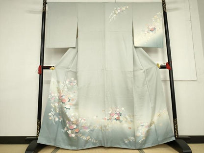 平和屋着物●訪問着 花鼓文 暈し染め 金銀彩 正絹 逸品 AABF3607ck