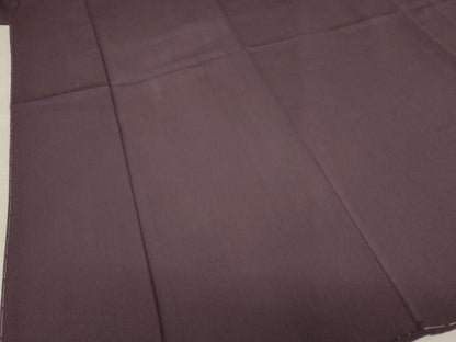 平和屋着物●上質な色無地 濃色 正絹 逸品 未使用 AABF3608ck