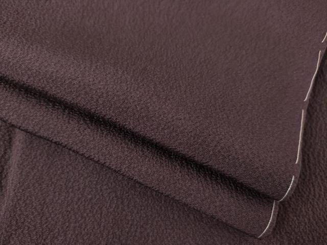 平和屋着物●上質な色無地 濃色 正絹 逸品 未使用 AABF3608ck