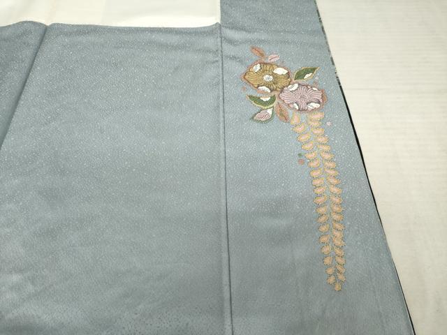 平和屋着物●訪問着 作家物 孝美 辻が花 舞花文 正絹 逸品 AABF3610ck