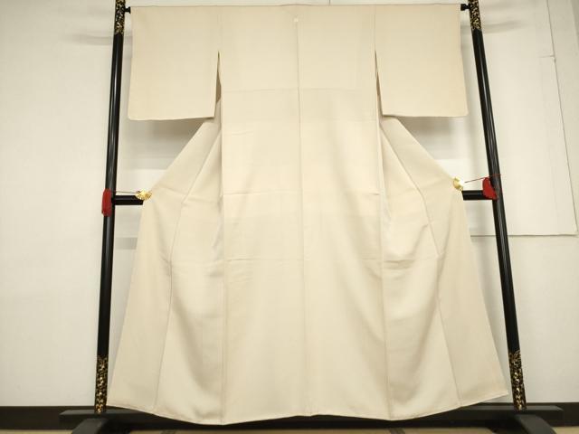 平和屋着物●上質な色無地　肌色　正絹　逸品　未使用　AABF3612ck
