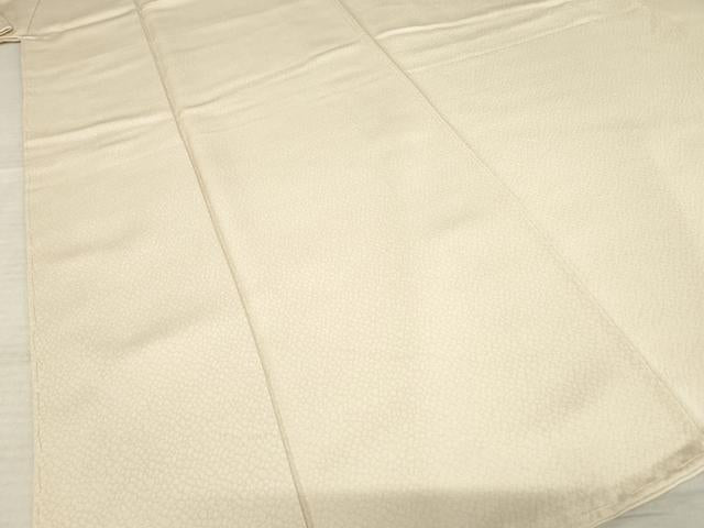平和屋着物●上質な色無地　肌色　正絹　逸品　未使用　AABF3612ck