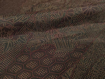 平和屋着物●訪問着 更紗花鳥文 正絹 逸品 AABF3614ck